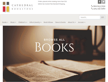 Tablet Screenshot of cathedralbookstore.org